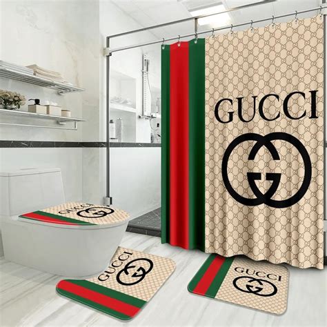 cheap gucci bathroom set|gucci curtains for bedroom.